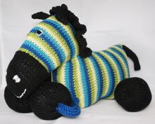 Gekleurde Zebra
